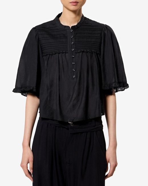 Isabel Marant Black Douna Top