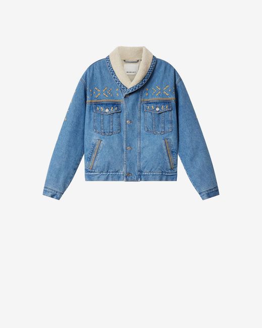 Chaqueta Jackson De Denim Isabel Marant de hombre de color Blue