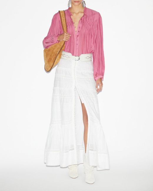 Isabel Marant Pink Bluse Dorothe