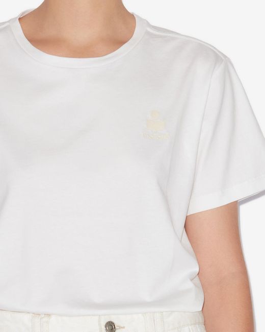 Isabel Marant White Aby T-Shirt