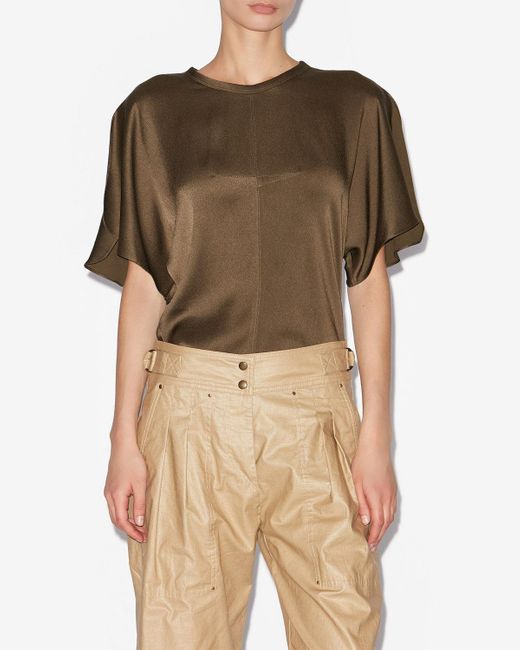 Isabel Marant Brown Karlita Top