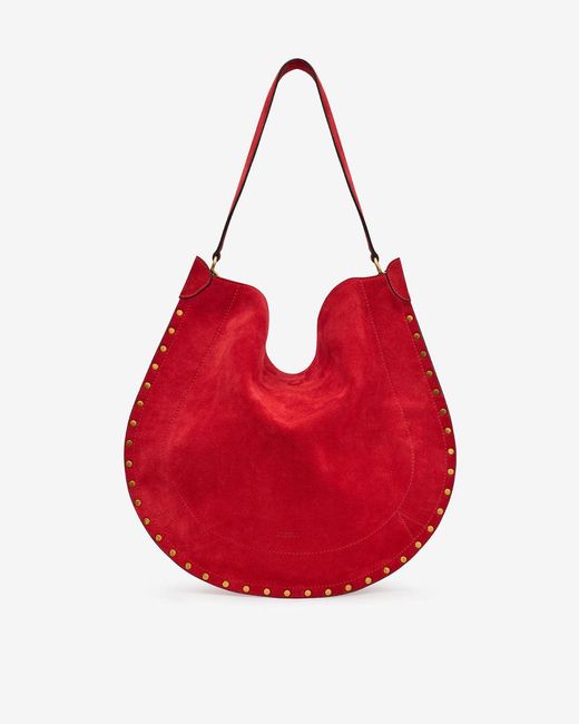 Isabel Marant Red Oskan Hobo Soft Bag