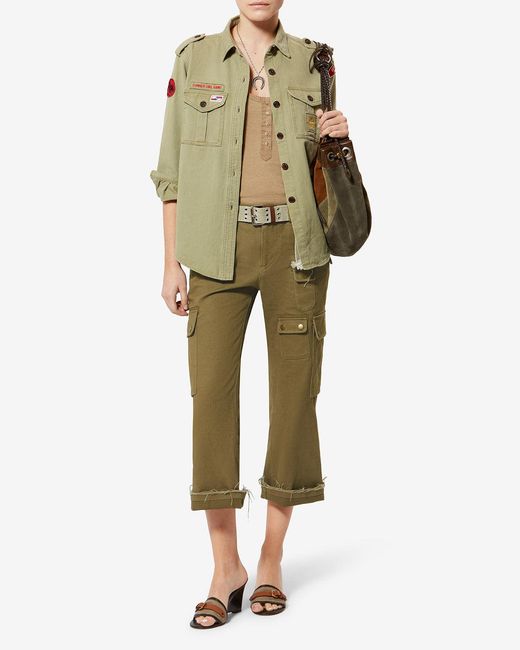 Isabel Marant Green Josine Pants