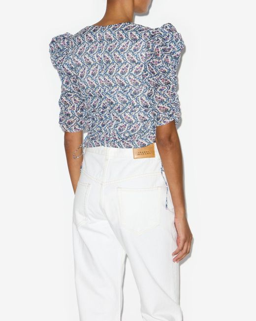 Isabel Marant White Galaor Top
