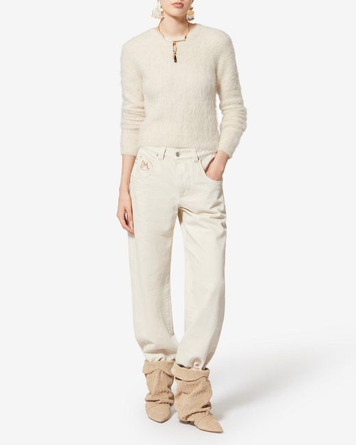 Isabel Marant White Hermine Sweater