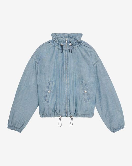 Isabel Marant Blue Jacke Plume