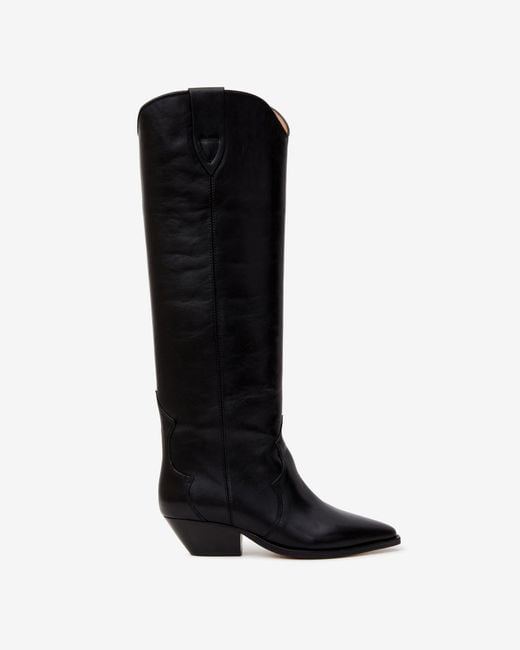 Isabel Marant Black Denvee Suede Leather Boots