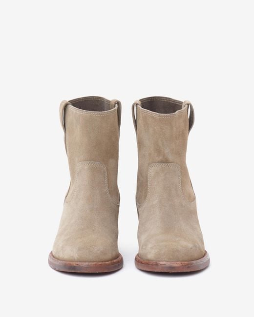 Susee Stivaletti In Camoscio di Isabel Marant in White