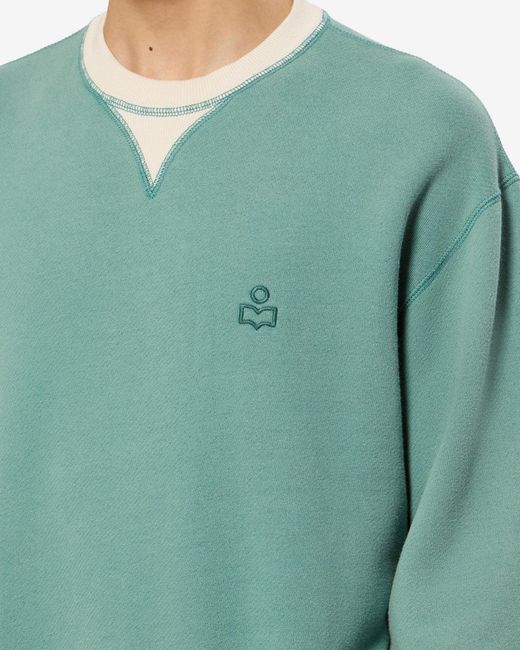 Isabel Marant Green Miker Sweatshirt for men