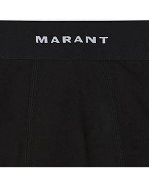 Isabel Marant Black Billy Knickers for men