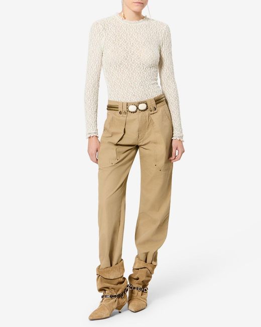 Isabel Marant White Brany Top