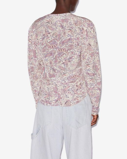 Isabel Marant White Zekia Top