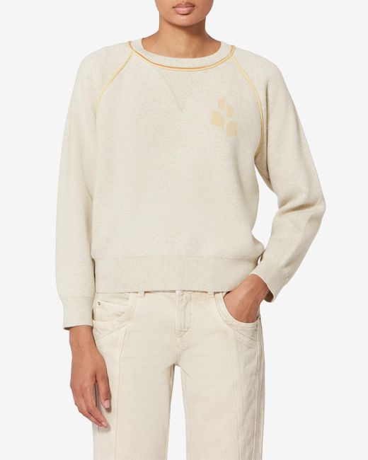 Isabel Marant White Loriby Sweater