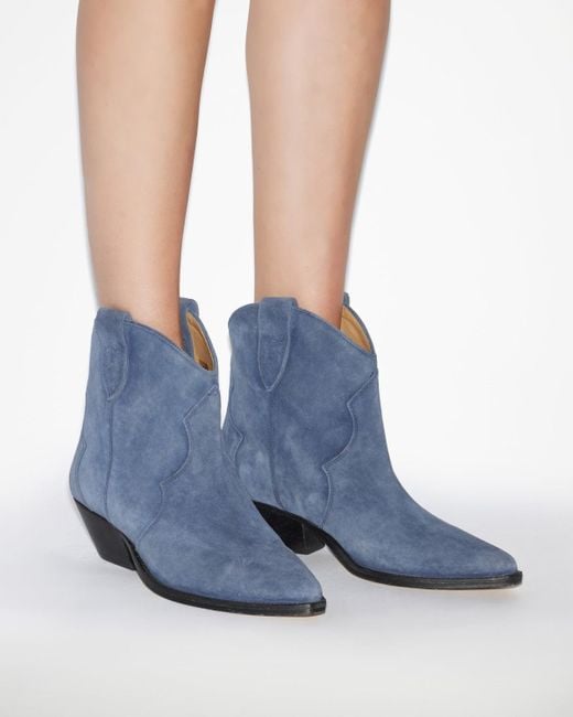 Isabel Marant Blue Boots Dewina