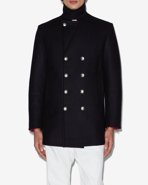 Cappotto Wym di Isabel Marant in Black da Uomo