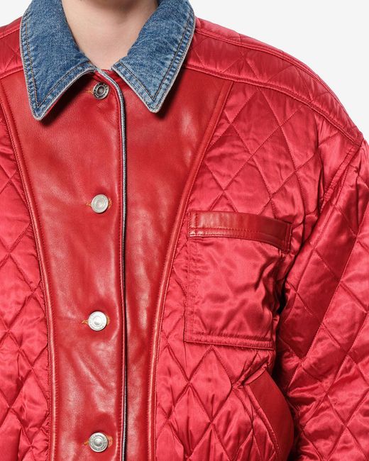 Isabel Marant Red Devyna Jacket