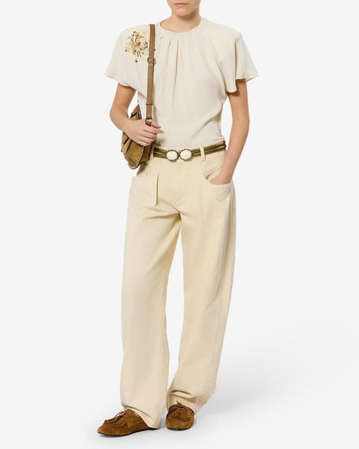 Isabel Marant White Sakine Top