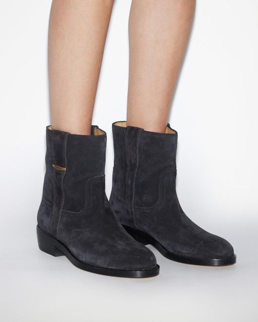 Isabel Marant Biscuit Suede Lylie Ankle Boots Isabel Marant