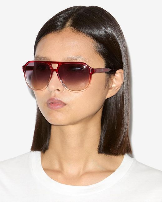Isabel Marant Pink Aneya Sunglasses