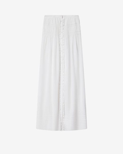Isabel Marant White Loraine Skirt