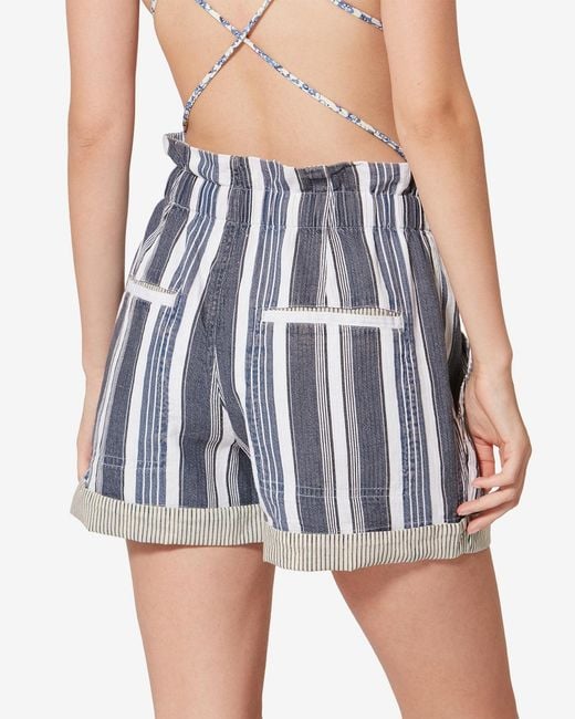 Isabel Marant White Nirma Shorts
