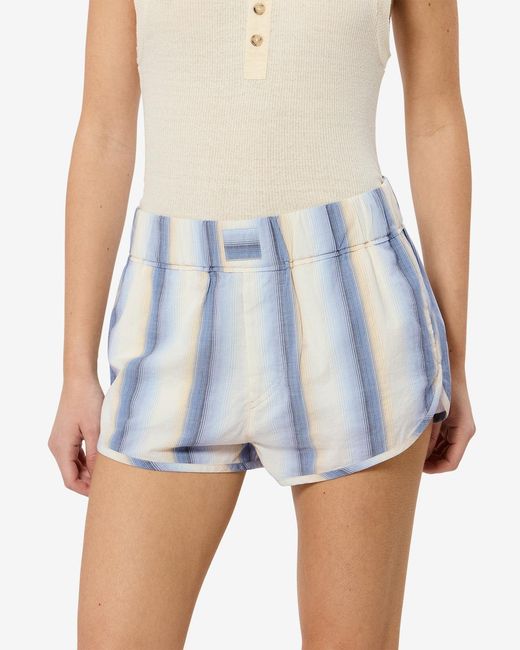 Isabel Marant White Melinea Shorts