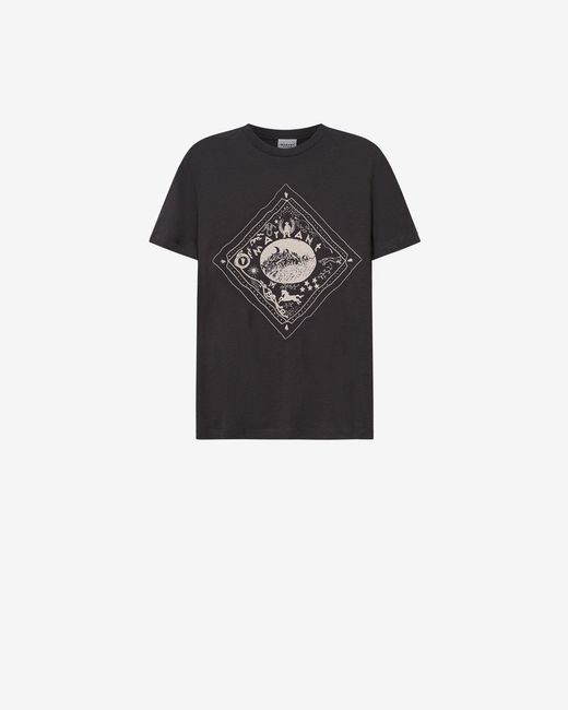 Isabel Marant Black Hiroe Tee Shirt for men