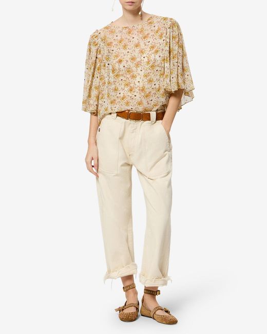 Isabel Marant White Floma Top