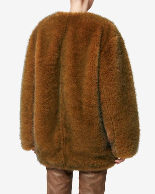 Isabel Marant Brown Aglae Coat