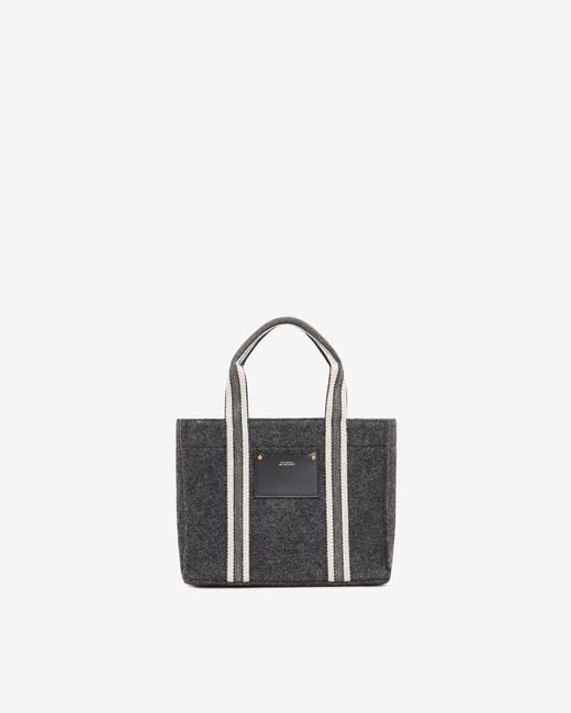 Isabel Marant White Aruba Small Wool Hand Carried Bag