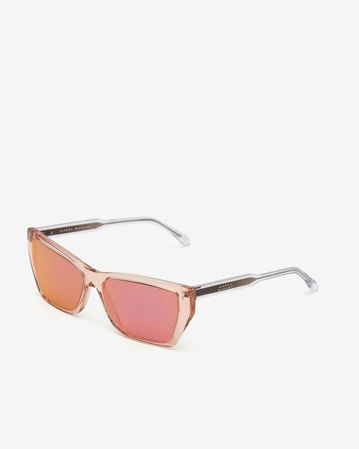 Isabel Marant Pink Squared Tessa