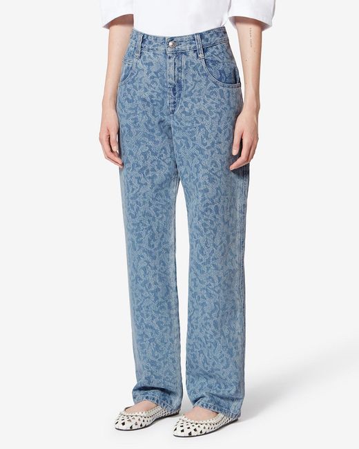 Isabel Marant Blue Brinsa Pants