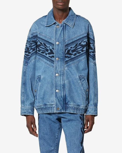 Isabel Marant Blue Julian Jacket for men