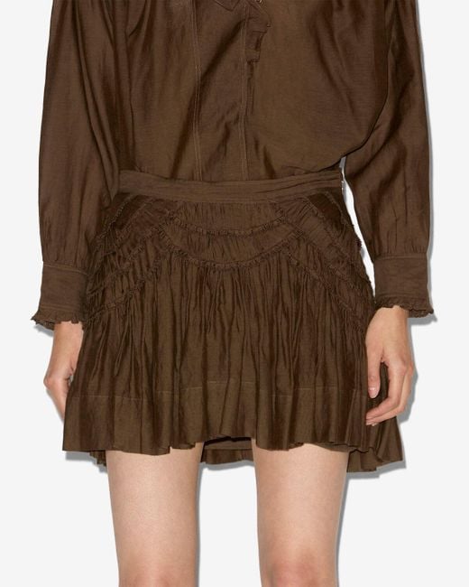 Falda Ceola Isabel Marant de color Brown