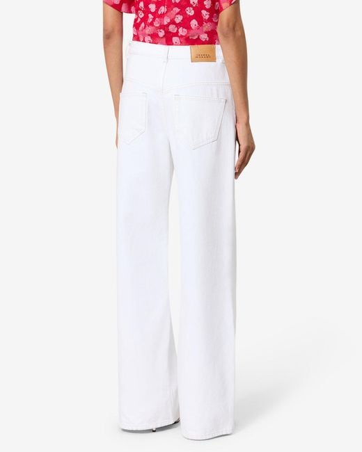 Isabel Marant White Lemony Pants