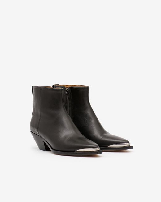 Isabel Marant White Adnae Boots
