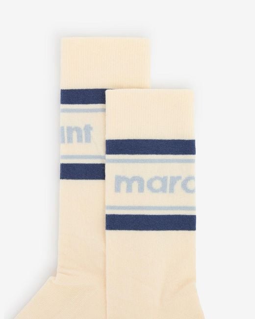 Isabel Marant White Donna Socks