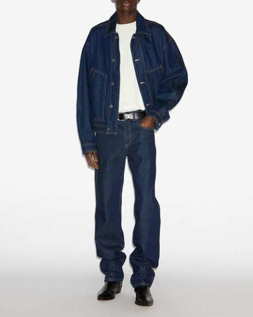 Isabel Marant Blue Jorest Jacket for men