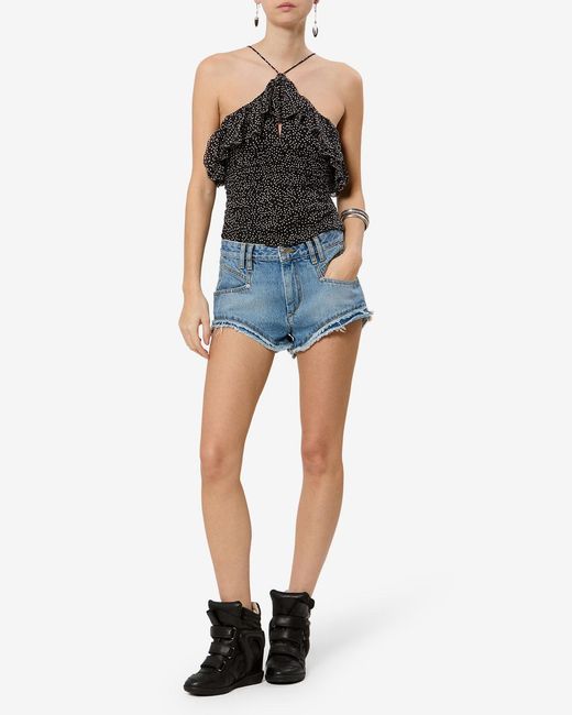 Isabel Marant Black Djimia Top