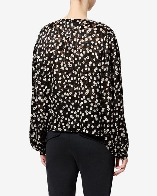 Isabel Marant Black Firma Top