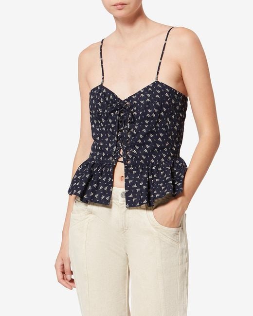 Isabel Marant Blue Dolma Top
