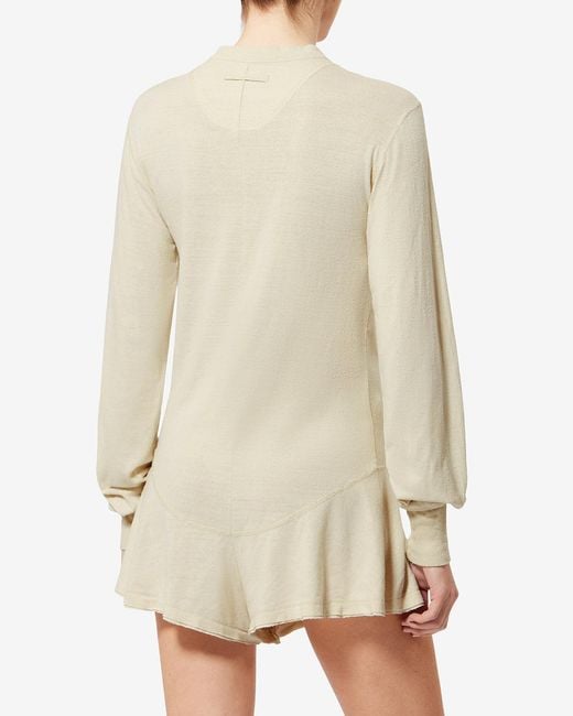 Isabel Marant White Tina Playsuit