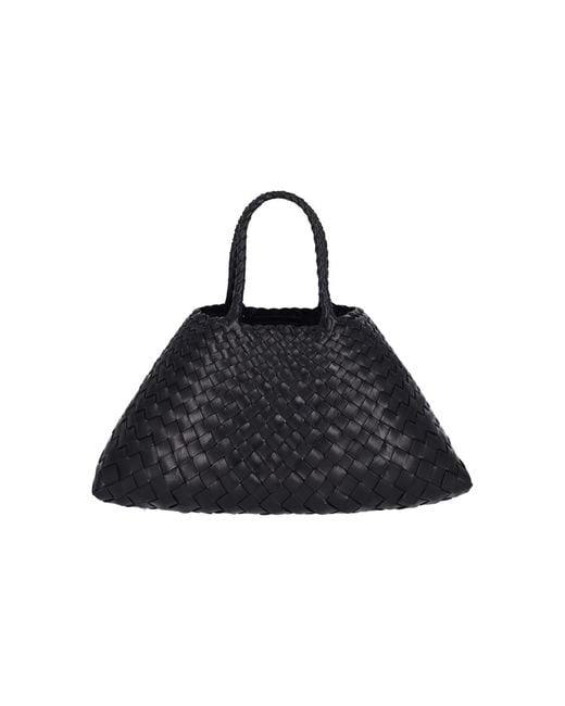 Dragon Diffusion Black Santa Croce Small Tote Bag