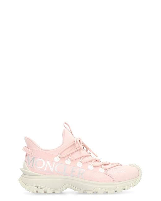 Moncler Pink Trailgrip Lite 2 Sneakers Upper: Polyester Trainers