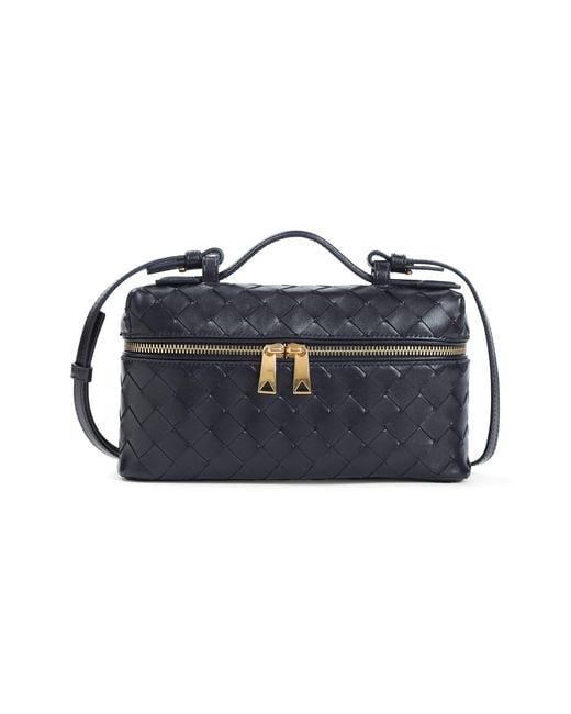 Bottega Veneta Blue Vanity Case Bag