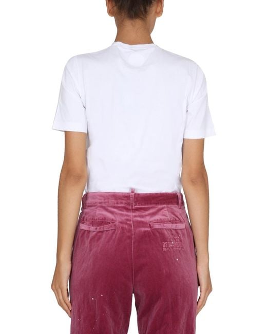 DSquared² Red T-shirt With Logo