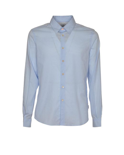 PS by Paul Smith Blue Ls Tailored Fit Shirt for men