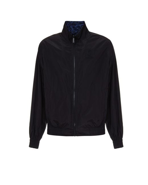 Roberto Cavalli Blue Just Cavalli Jacket for men