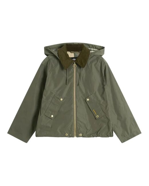 Barbour Green Weaver Showerproof Jacket