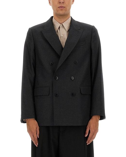 Dries Van Noten Black Wool Jacket for men